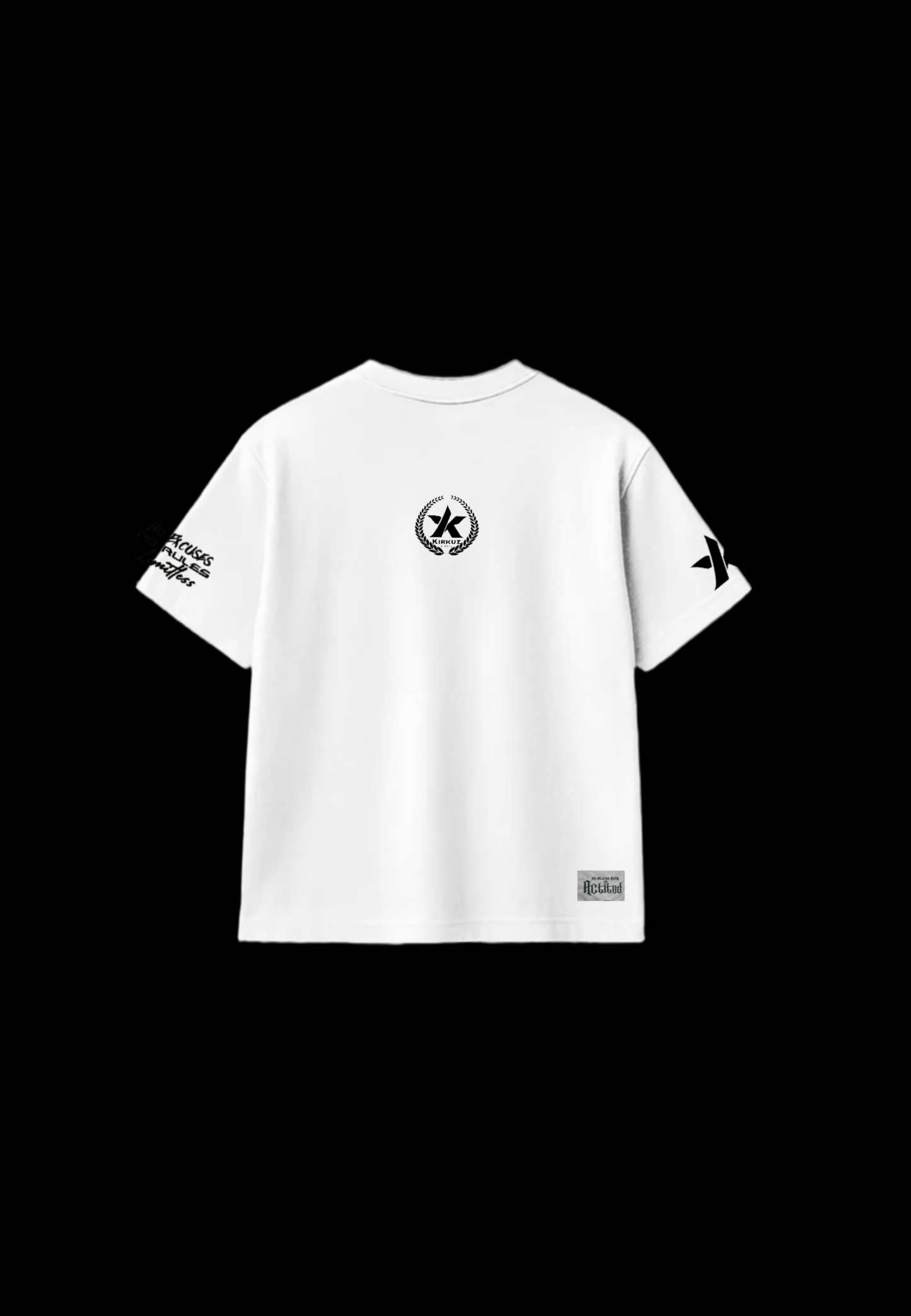 BEAR Camiseta oversize blanca delantera