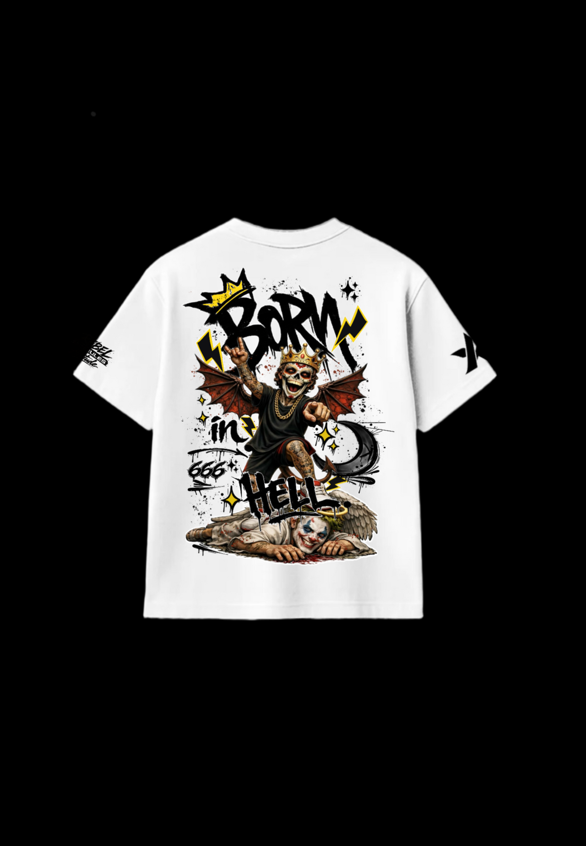 BORN IN HELL | Camiseta Oversize
