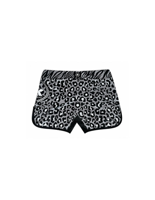 Bañador Leopardo Gris