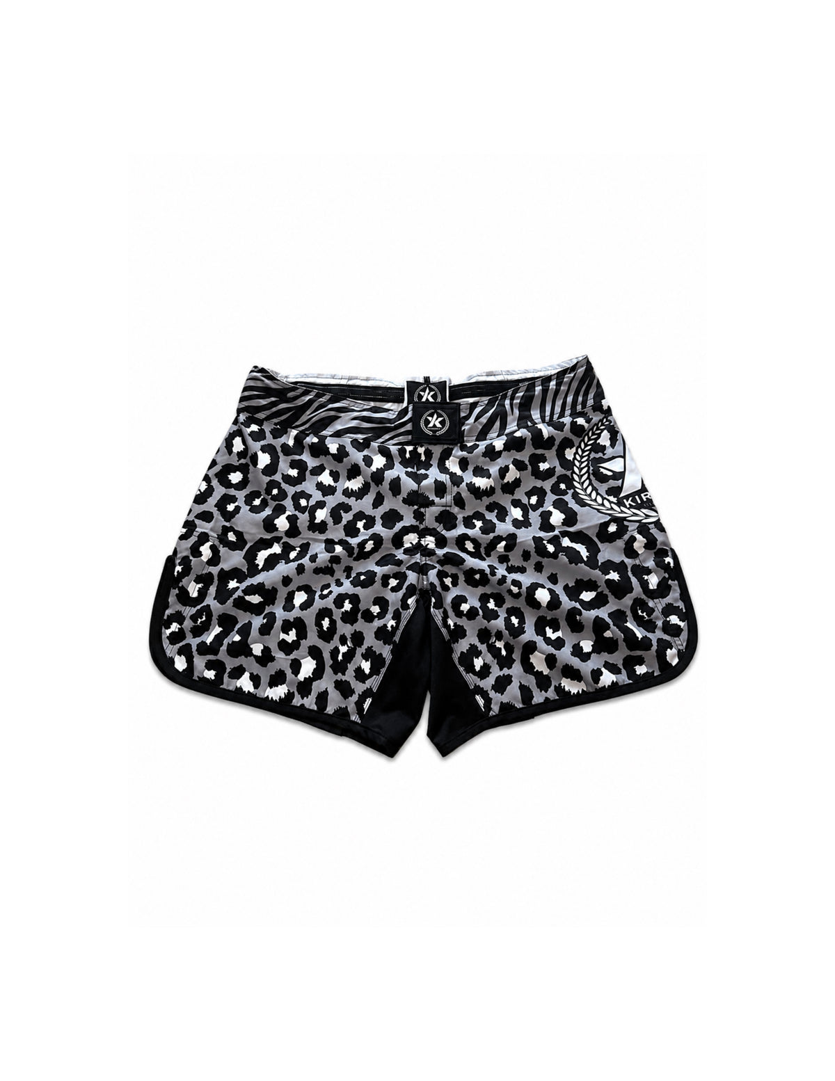 Bañador Leopardo Gris