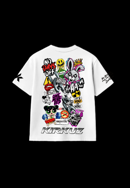 NO DAYS OFF! Mujer | Camiseta Oversize Gym de Alto Gramaje