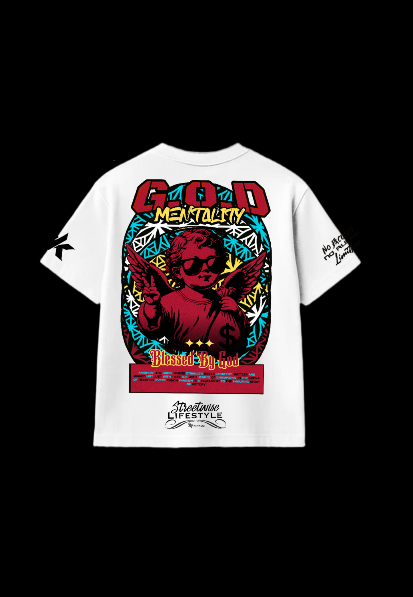 GOD MENTALITY | Camiseta Oversize de Alto Gramaje