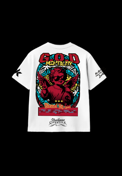 GOD MENTALITY | Camiseta Oversize de Alto Gramaje