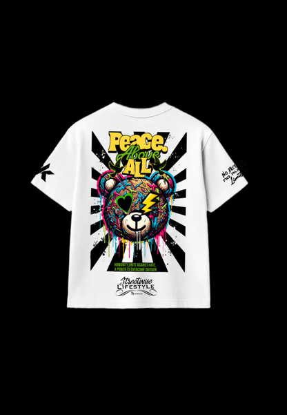 BEAR Camiseta oversize blanca