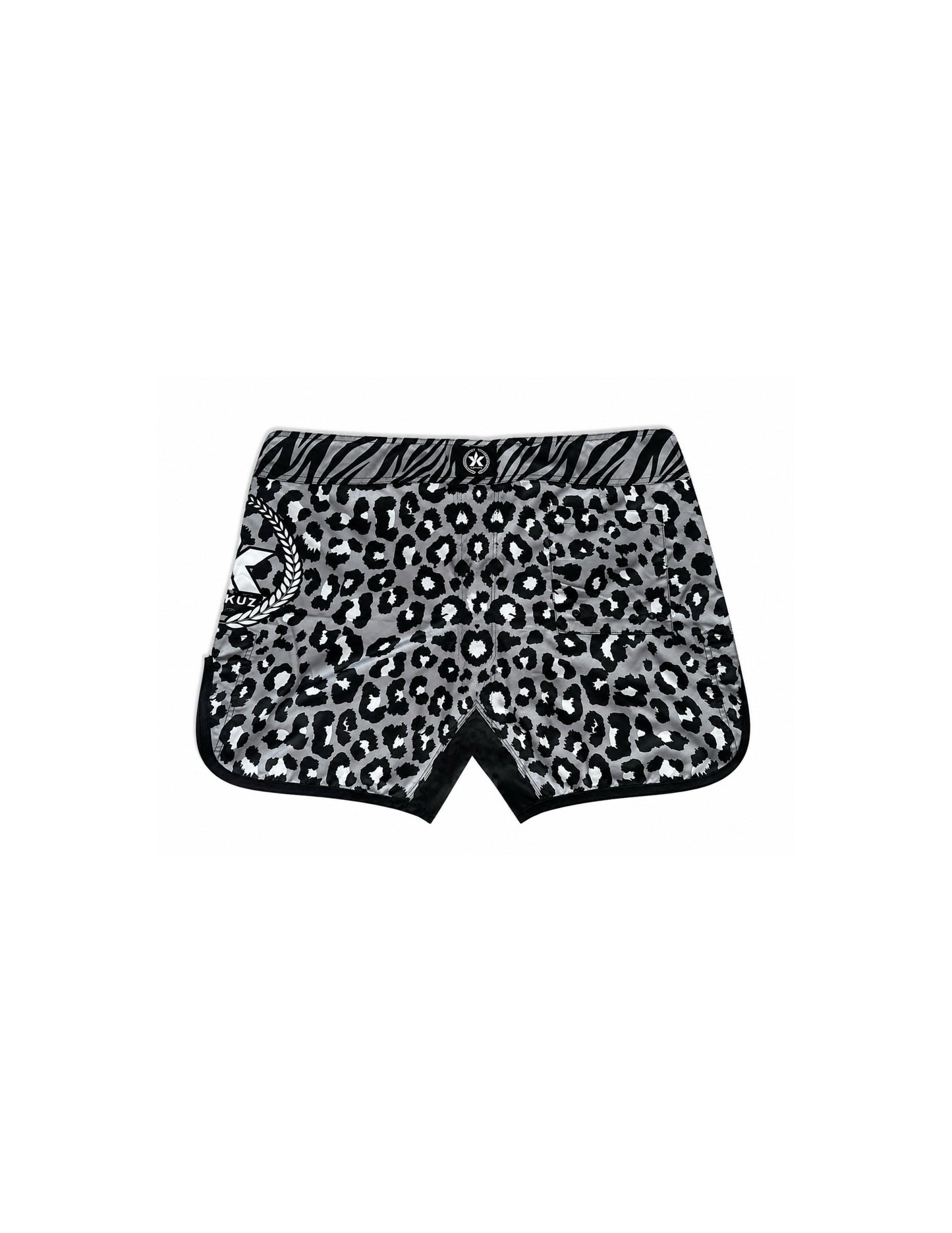 Bañador Leopardo Gris