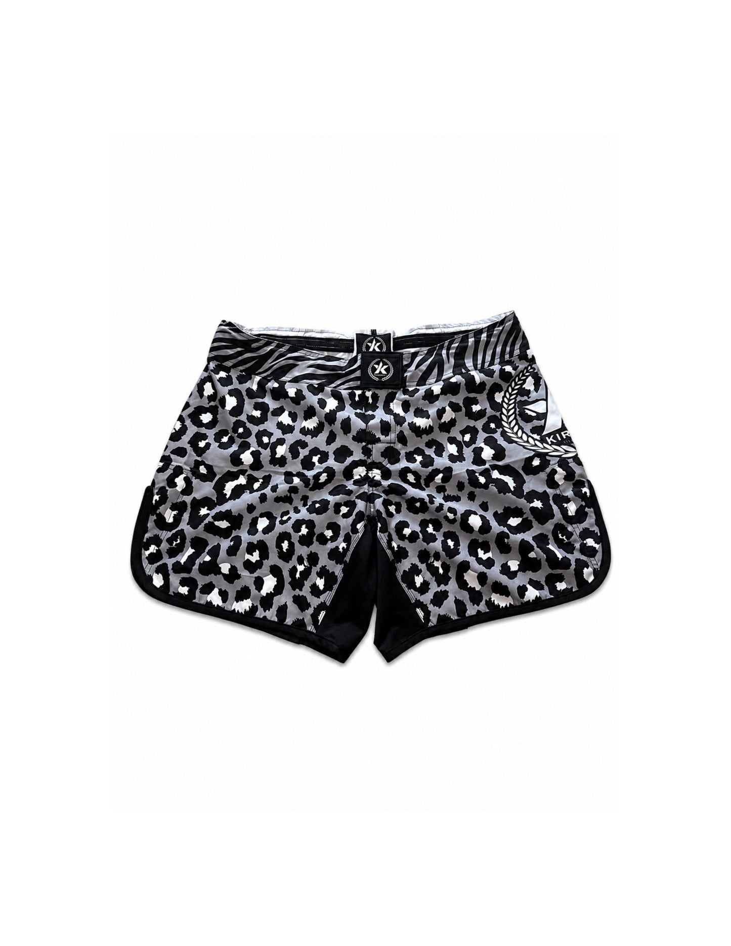 Bañador Leopardo Gris