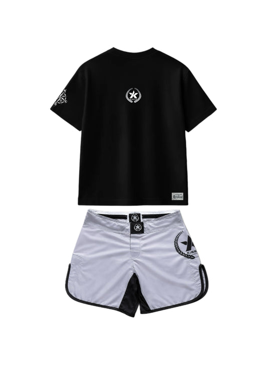 Conjunto Bañador Gris+ Camiseta