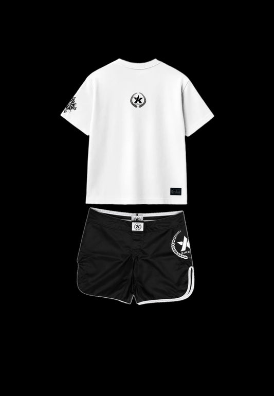 Conjunto Bañador Negro+ Camiseta