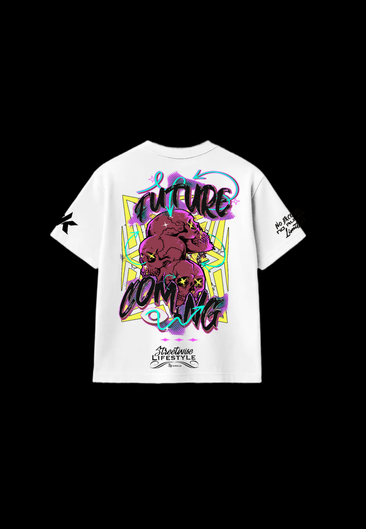 FUTURE WHITE | Camiseta Oversize